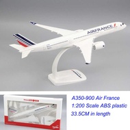 1/200 Scale A350 A350-900 Air France Aircraft Plastic ABS Assembly Plane Airplanes Model Toy For -