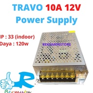 TRAFO 10A 12V TRAVO 10A POWER SUPPLY 10 AMPER 120W 120WATT 12V LED