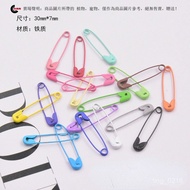 [Taiwan Shipment] Color Pin Brooch Safety Curved Paper Clip Child Buckle Office Stationery Q7F5