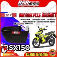 BKP RSX150 RSX 150 RS150 V3 Motorcycle Basket Plastic Quality Honda RS150 V3 Bakul PVC Motorsikal siap besi bracket