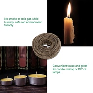 【Clearance】【COD】61m Organic Hemp Candle Wick Core with Pure Bee wax for DIY Candle Wick Oil Lamp Dark