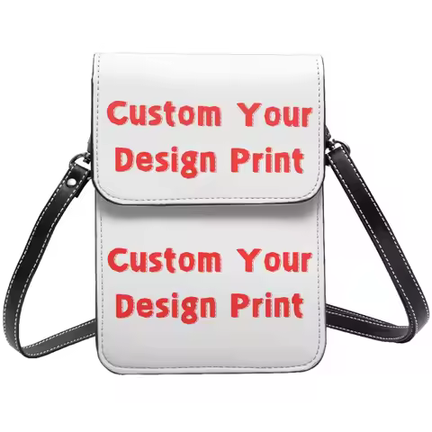 Customsized Print Shoulder Bag Custom Your Pictures Female Gifts Mobile Phone Bag Stylish Leather Wo