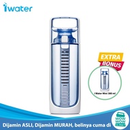 Iwater alkaline water drinking bottle, i water 1 + 1 (free 380 ml)