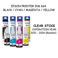 {DOSSVETT}EPSON INK BOTTLE 664  BLACK / CYAN / YELLOW / MAGENTA