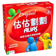TACTIC 估估劃劃 Alias 繁體中文版 遊戲版圖 + 計時沙漏 + 棋子6個 + 詞語卡牌400張 6歲以上 4人以上  1盒