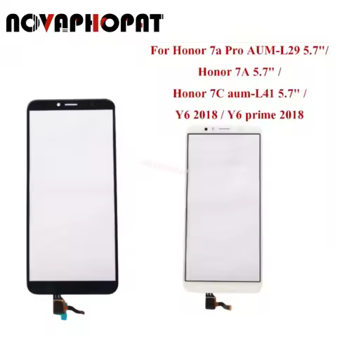 For Huawei Honor 7A Pro AUM-L29 7A 5.7" 7C 5.7" Y6 Prime 2018 Touch Screen Digitizer Front Glass Len