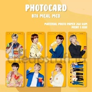 UNOFFICIAL BTS SPECIAL EDITION BTS MEAL BTS X MCD KPOP PHOTOCARD SET CONTENTS 8 PCS