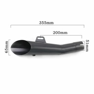 51mm Motorcycle Exhaust Pipe Motocross Dirt Pit Bike Muffler Escape Moto Racing GP for Yamaha R6 R3 