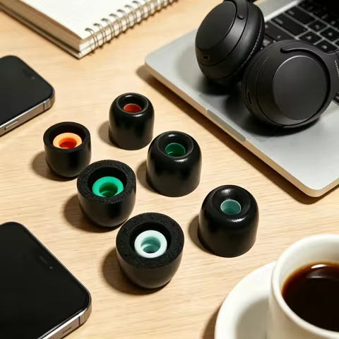 Soft Memory Foam Ear Tips for Sony LinkBuds S WF-1000XM4 XM3 | Comfortable Replacement Earbud Cushio