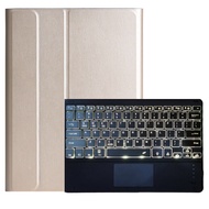 เคสคีย์บอร์ดสำหรับ Xiaomi Mi Pad 5 / Mi Pad 5 Pro  พร้อมทัชแพดและไฟแบ็คไลท์ รองรับภาษารัสเซีย สเปน เ