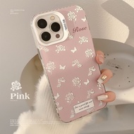 YX16 Premium Matte Hard Case Casing hp Flower Softcase Compatible For iphone 7G 8G 7+ 8+ X XS XR 11 
