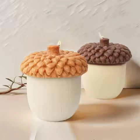 Large Pine Cone Candle Silicone Mold 3D Pine Cones Aromatherapy Gypsum Resin Craft Mould DIY Handmad