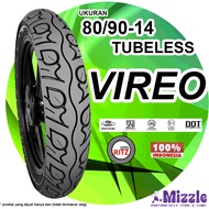 Ban Motor Mizzle 80/90-14 Vireo Tubeless Berkualitas &amp; Murah - Ban Baru Ring 14