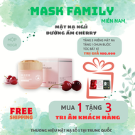 MASK FAMILY -Mặt nạ ngủ dưỡng ẩm Cherry 110g - (lọ)