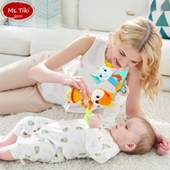 Ms.tiki กระดิ่งมือ Comfort ทารกแรกเกิดตุ๊กตาผ้ากำมะหยี่เตียงหมากฝรั่งของเล่นเด็ก SW258อายุ0-1ปี