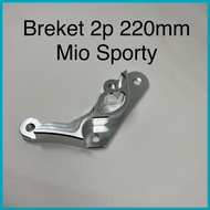 ✨ ◩ ➕◬ 2 PISTON CALIPER BRACKETS MIO SPORTY MIO LAMA MIO 5TL 2P BRACKETS MIO SPORTY DISC 220MM PNP