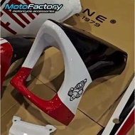 RXZ 3BS RXZ CATALYZER ENGINE COVER BAJAK SPECIAL EDITION (RED WHITE BLACK)