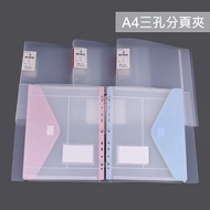 3-Hole Folder 11-Hole File Bag Student Stationery Subject Classification A4 Test Paper Office File F
