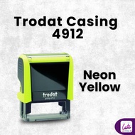 Trodat Stamp Case 4912 Neon Yellow | Self Ink Stamp Casing | Rubber Stamp Case