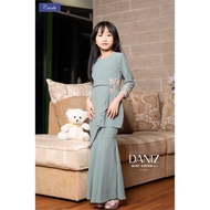 BAJU KURUNG MODEN BUDAK 1-8 Y RAYA 2024 BABY BLUE BLACK DARK PURPLE EMERALD GREEN LILAC MINT NAVY NUDE PEACH DANIZA ZZ