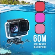 For GoPro 12/11/10/9 Waterproof Case 60M Protective Diving Underwater Housing Shell Cover For GoPro Hero 9 10 11 12 Accessories