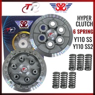 YAMAHA Y110SS Y110 SS SS2 Clutch Set Racing HYPER CLUTCH carburetor 6 spring Complete Set 100% Origi