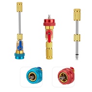R134A Valve Core Quick Remover Installer High / Low Pressure Valve Core Remover Tool for Refrigerant