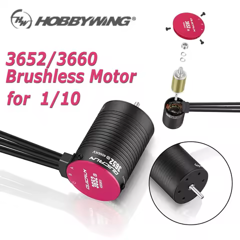 HobbyWing Waterproof Brushless Motor QuicRun G2 3652/3660 SL for RC On-road Monster Truck Buggy Raci