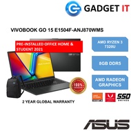 Asus VivoBook Go15 E1504F-ANJ870WMS / E1504F-ANJ871WMS/ E1504F-ANJ872WMS 15.6'' FHD Laptop (RYZEN 3 