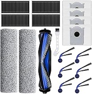 18 Pieces Replacement Parts for Ecovac s Deebot T80 Omni / T80 Robot Vacuum Cleaner, 1 Main Brush, 2