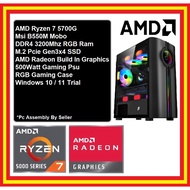 Gaming Value Pc Desktop AMD Ryzen 7 5700G/16GB/512GB SSD/AMD Vega/550W