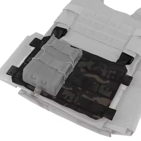 Tactical Vest Front Plate Carrier Adapter Molle Vest Plate Front Pouch For LV119 Chest Rig Airsoft H