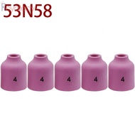 53N59 53N61S Ceramic Cups for SR WP 92025 Torch 5PC Gas Lens Alumina Nozzle Pack
