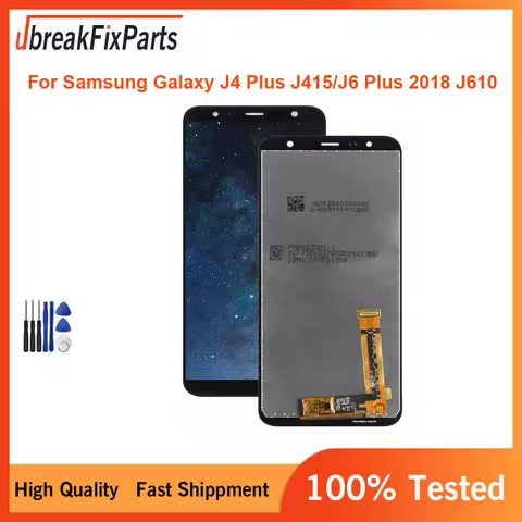For Samsung Galaxy J4+ 2018 J4 Plus J415 J415F J410 J6 Plus 2018 J610 LCD Display Touch Screen Assem