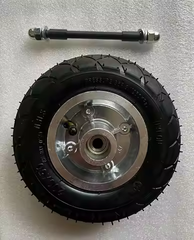 200*50 wheel set Razor Crazy Cart XL Front Wheel Set 200x50 Tire & Rim Replacement Parts for Enhance