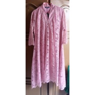 KEBAYA Dress Jumbo PINK BROCADE/ - 2nd Preloved/