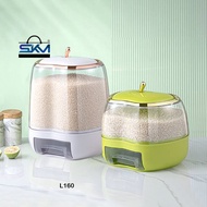 SKM (5kg/10kg) Apple Rice Grain Bucket Kitchen Storage/ Bekas Beras L160