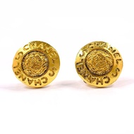 【日本直送 二手美品】香奈兒 CHANEL 耳環 標誌 古董 金屬 鍍金 飾品