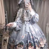 Lolita Skirt Normal Everyday Princess lolita Full Set One Set lolita Skirt Dress
