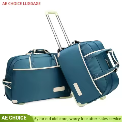 Suitcase weekend bag Waterproof Luggage big bag Rolling Luggage Trolley bag Luggage Lady Travel suit