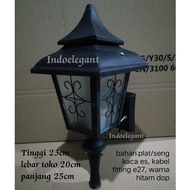 lampu dinding klasik, lampu tiang teras depan dan belakang rumah