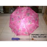 Umbrella satin umbrella/ 2-fold umbrella/ satin 3-fold mini umbrella/ motif RANDOM/