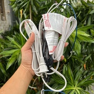 Combo of 3 Power Cords Made in USA, 1.31mm Core, Load-bearing and High Heat According to UL Standard