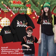 COD(24 Hours Delivery) Christmas t-shirt Family Set Half For Children And Adults 3–12 Years Old Size