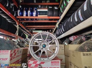 ล้อแม็กใหม่ TC105X JP 18/5H114 กว้าง8.5 ET35 สีซิลเวอร์ (ราคาชุด4วง)