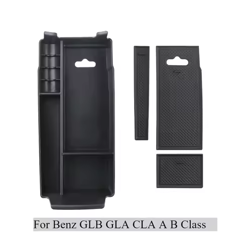 Armrest Storage Box for Mercedes Benz GLB GLA CLA A B Class MB X247 H247 C118 W177 W247 AMG Car Cent