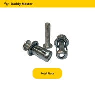 Petal Nut M6 x25mm Metal Screw Fastener