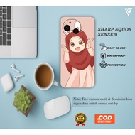 SHARP AQUOS SENSE 9 HANDPHONE GARSKIN FREE CUSTOM CONTENTS 2 PCS