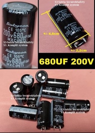 Elko 680uf 200v elco 680 uf 200 vol v 200vol Electrolytic Capacitor 680uf200v