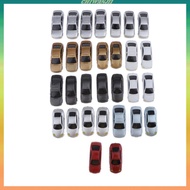[Chiwanji1] 30pcs Painted Model Cars Miniature Model Car Building Train Layout Scale HO OO (1 5)